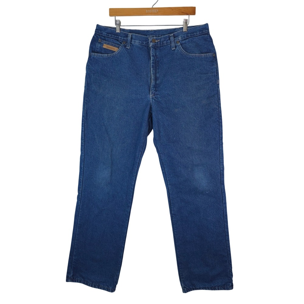 Vintage Texas Jeans Mens 38x32 Blue Flannel Lined Denim Western Workwear USA
